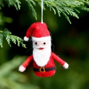 Christmas Ornament | Felt Santa Claus